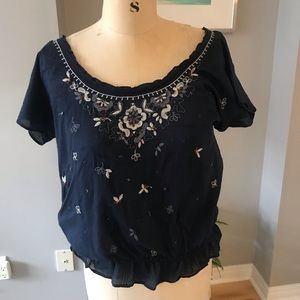 Embroidered A&F Blouse